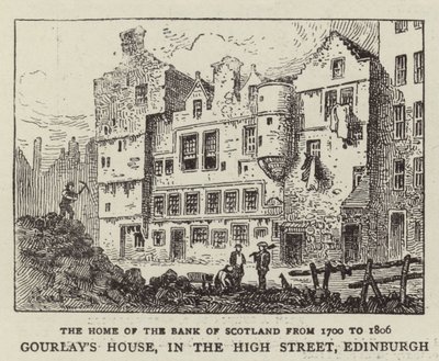 Gourlays Haus, in der High Street, Edinburgh von English School